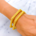 tasteful-star-accented-22k-gold-bangle-pair