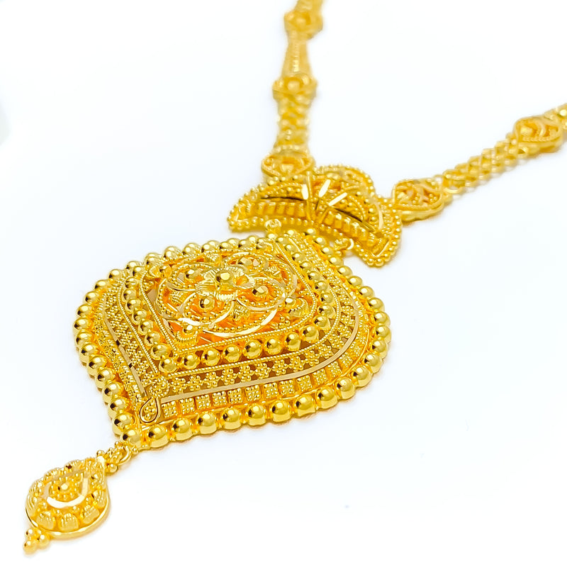 Buy Gargi 22k Gold Long Necklace 22 KT yellow gold (133.09 gm). | Online By  Giriraj Jewellers