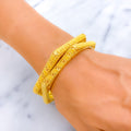tasteful-star-accented-22k-gold-bangle-pair