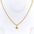 Refined Everyday 22k Gold Ganesh Pendant