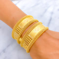 regal-embossed-22k-gold-bangle-pair