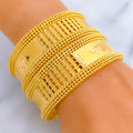regal-embossed-22k-gold-bangle-pair