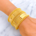 regal-embossed-22k-gold-bangle-pair