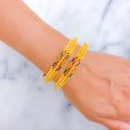 vibrant-vintage-22k-gold-pipe-meenakari-bangles