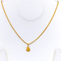 Minimalist 22k Gold Ganesh Pendant