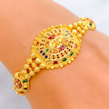 Charming Iconic 22k Gold Statement Bracelet