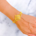 Luscious Charming 22k Gold Statement Bracelet