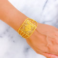 Sparkling Lovely 22k Gold Statement Bracelet