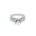 Dazzling 18K Gold + Diamond Setting