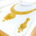 Refined Glamorous 22k Gold Necklace Set