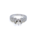 Lavish Twinkling Platinum + Diamond Setting
