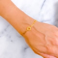 Opulent Graceful 21k Gold Bracelet