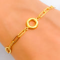 Opulent Graceful 21k Gold Bracelet
