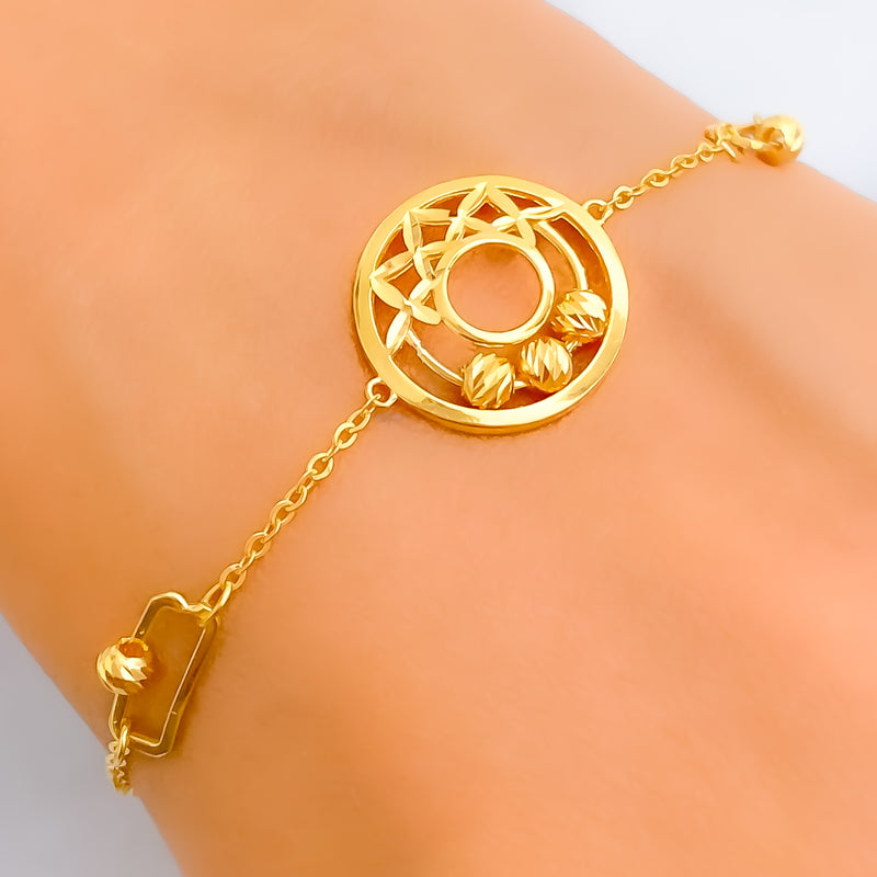 Dressy Ethereal  21k Gold Bracelet