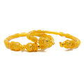 Festive Beaded 22k Gold Pipe Bangles 