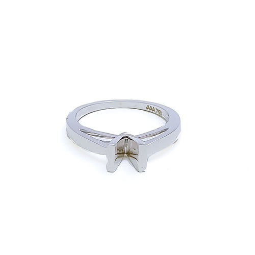 Radiant Graceful 18K Gold + Stone/ Diamond Setting