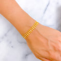 Intricate Lustrous 21k Gold Bracelet
