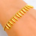 Intricate Lustrous 21k Gold Bracelet