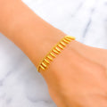 Intricate Lustrous 21k Gold Bracelet