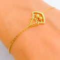 Dynamic Jazzy 21k Gold Bracelet