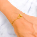 Dynamic Jazzy 21k Gold Bracelet