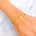 Classic Elevated 21k Gold Bracelet