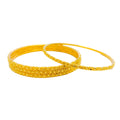 Impressive Sleek 22k Gold Bangles 