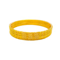 Chic Timeless 22k Gold Bangles 