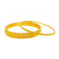 Chic Timeless 22k Gold Bangles 