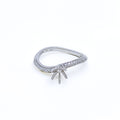 Contemporary 18K Gold + Diamond Setting