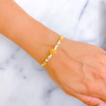 Impeccable Dynamic 22k Gold Bangle Bracelet 