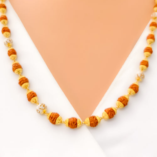 Elevated Luxurious 22k Gold Rudraksh Mala