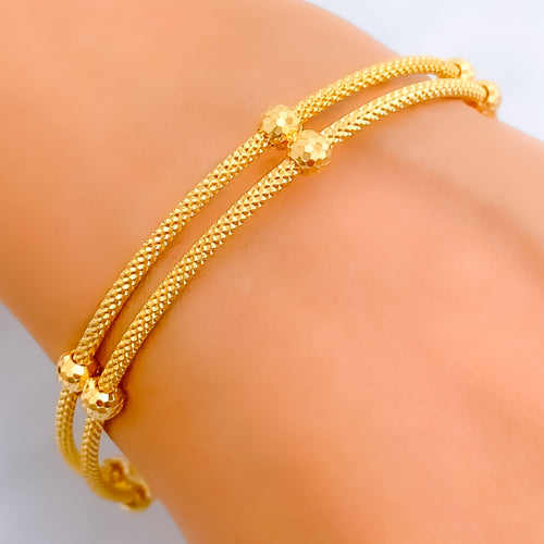 Timeless Beautiful 22k Gold Bangle Bracelet 