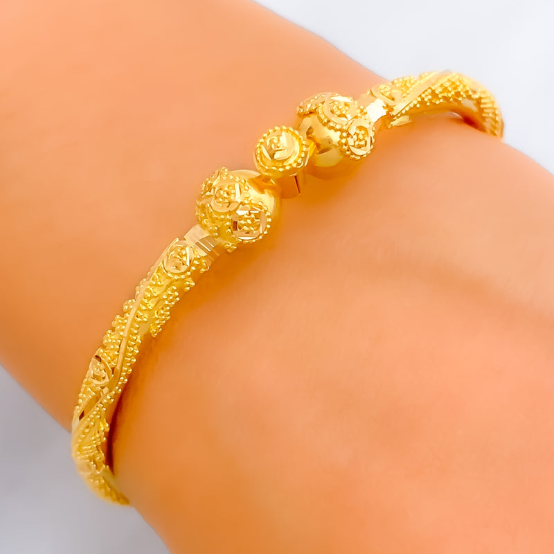 Everlasting Regal 22k Gold Bangle Bracelet 