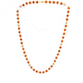 Dazzling Elegant 22k Gold Rudraksh Mala - 25"