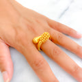 Bespoke Opulent 21k Gold Ring
