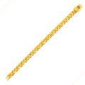 Iridescent 22K Gold Lightweight Men's Bracelet