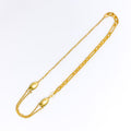 Delightful Adjustable 22K Gold Bolo Bracelet 