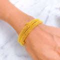 Timeless Traditional 22k Gold Screw Bangle Pair