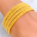 Elegant Dressy Traditional 22k Gold Bangles
