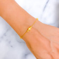 Charming Beaded 22k Gold Bracelet