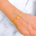 Charming Classic 22k Gold Bracelet