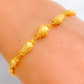 Charming Classic 22k Gold Bracelet