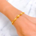 Charming Classic 22k Gold Bracelet