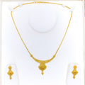 Opulent Graduating 22k Gold Necklace Set 