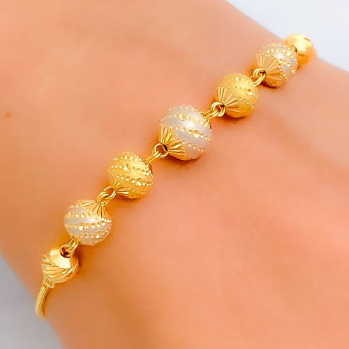 Lovely Opulent 22k Gold Bracelet