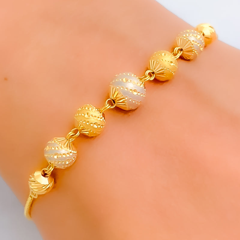 Lovely Opulent 22k Gold Bracelet
