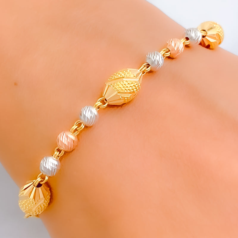Dazzling Upscale 22k Gold Bracelet