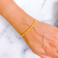 Bold Jazzy 22k Gold Bracelet