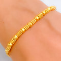 Bold Jazzy 22k Gold Bracelet
